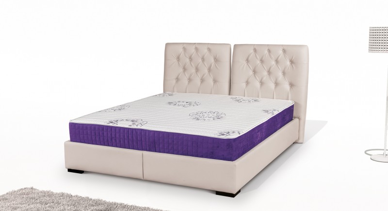 TASOS upholstered bed & headboard