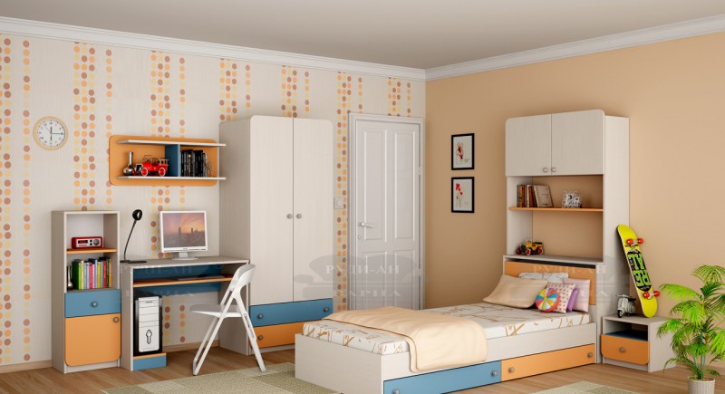 Modular children's bedroom system Silia-2