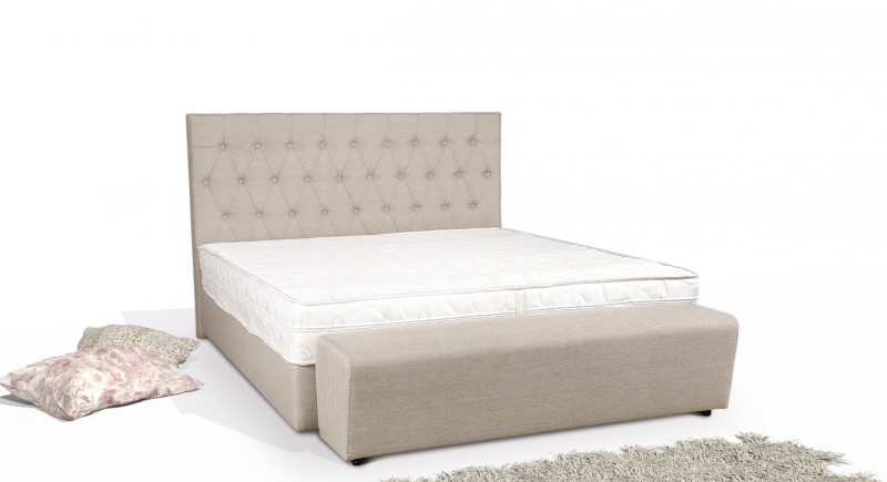 BERLIN upholstered bed & headboard