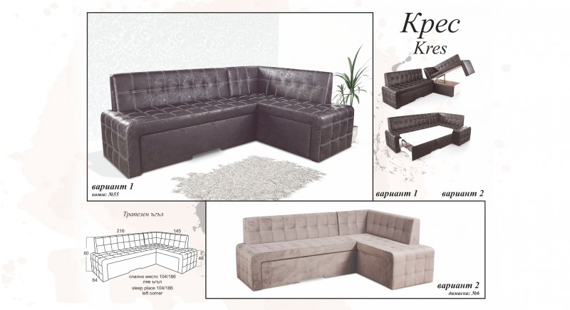 Corner sofa KRES