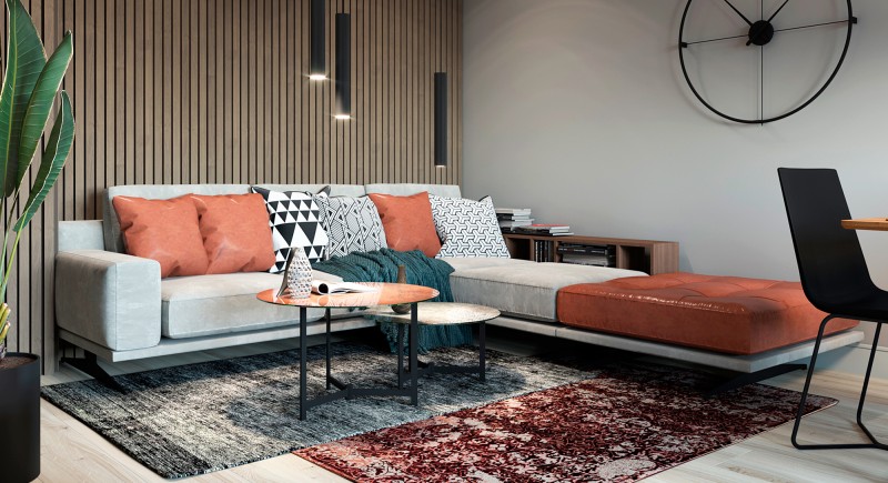 Modular sofa system RIMINI